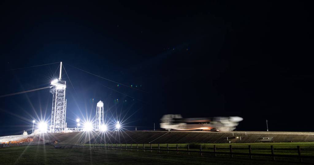 SpaceX Crew-3 Rollout