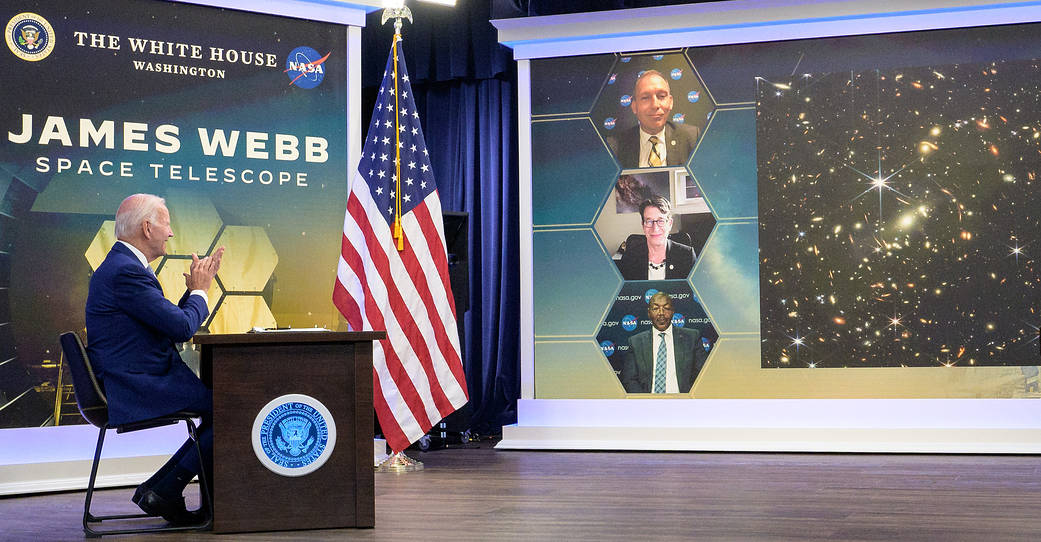 President Biden Previews Image from Webb Space Telescope