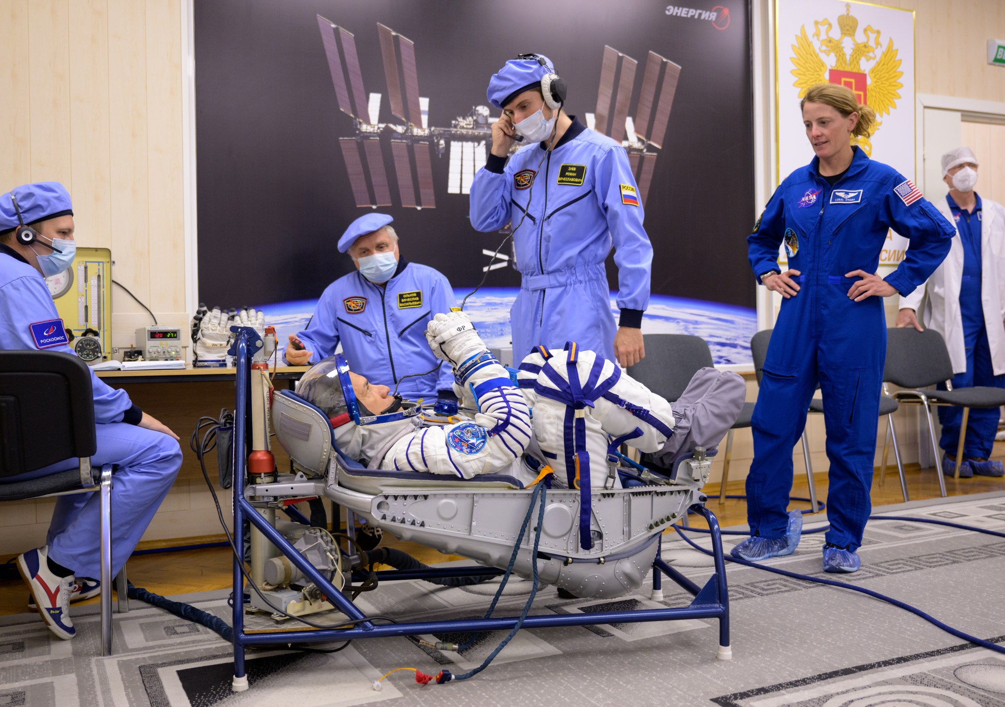 Russian Sokol suit pressure checked