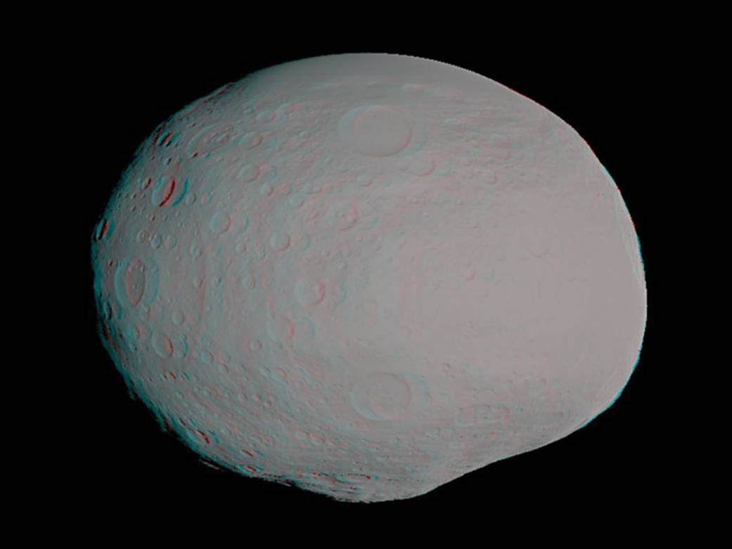 Anaglyph of Vesta Model