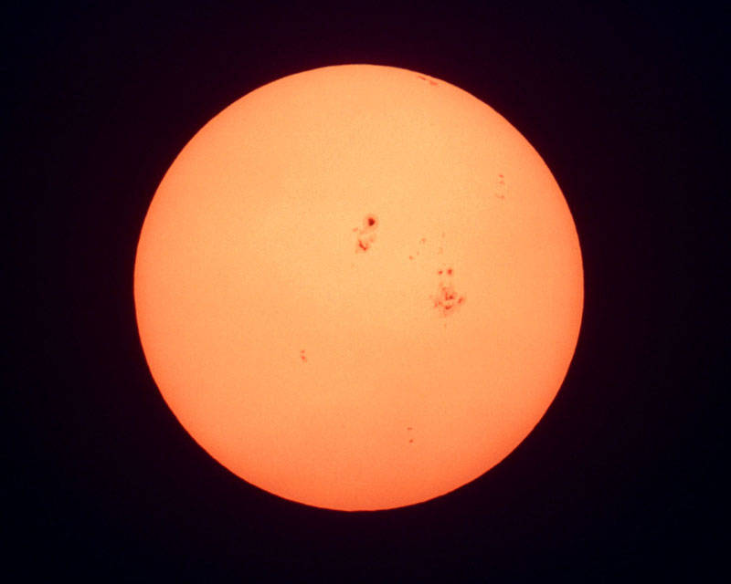 Sunspots Through California Haze