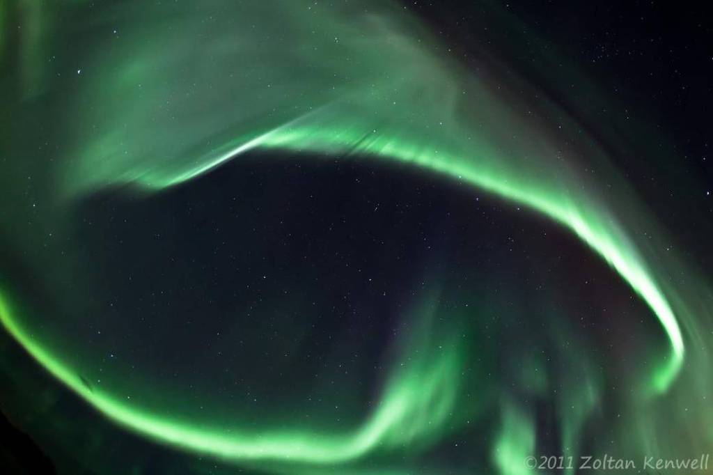 Canadian Aurora Resulting from March 7 Solar Flare