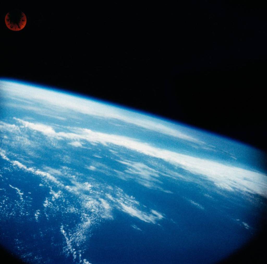 View of the Earth From the Freedom 7 Mercury Capsule