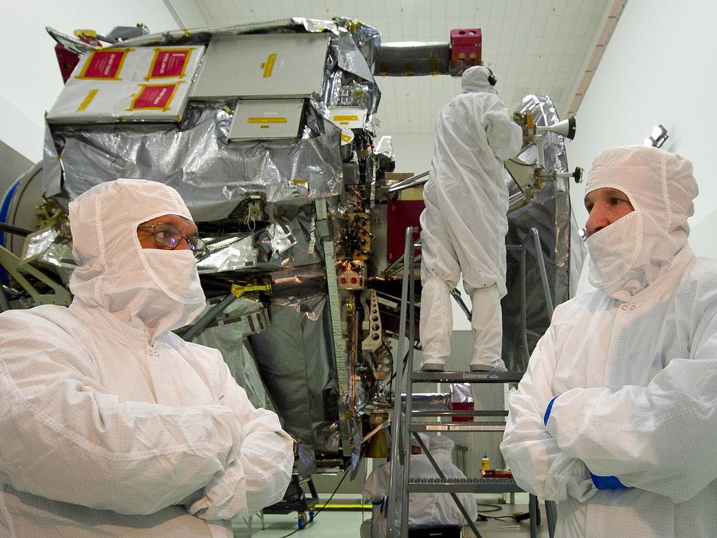 Administrator Bolden with Juno Spacecraft