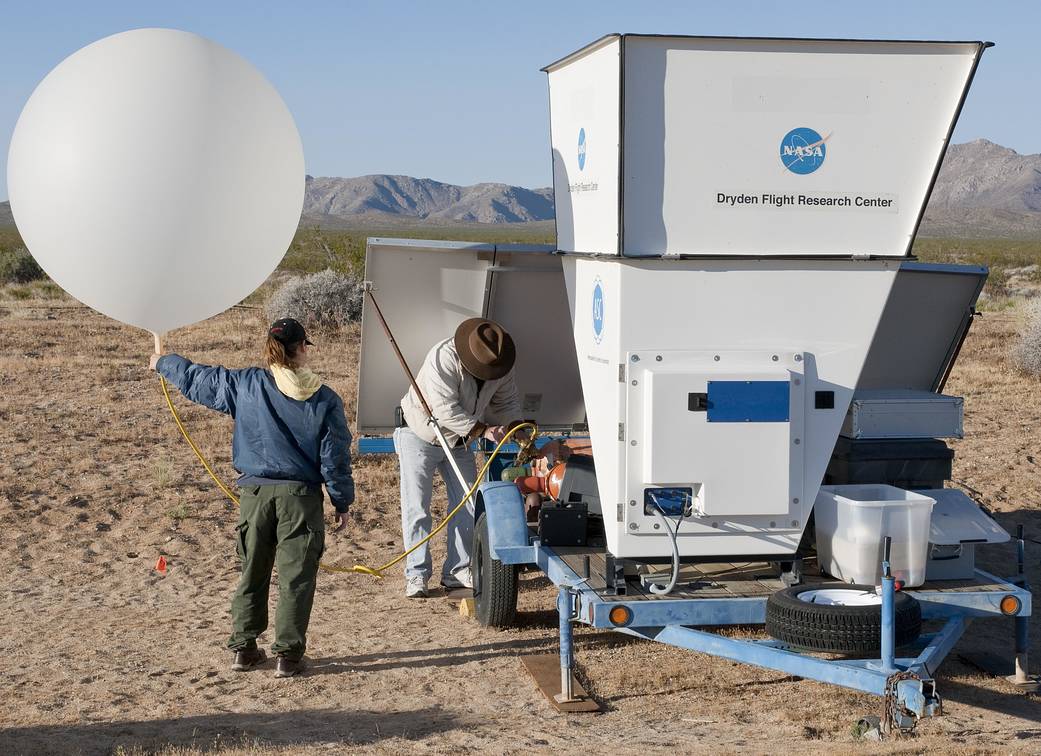 Launching a Weather Balloon for SCAMP Project