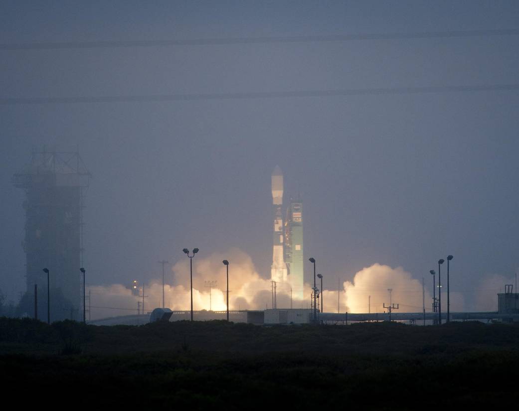 Liftoff of Delta II Carrying Aquarius - SAC-D