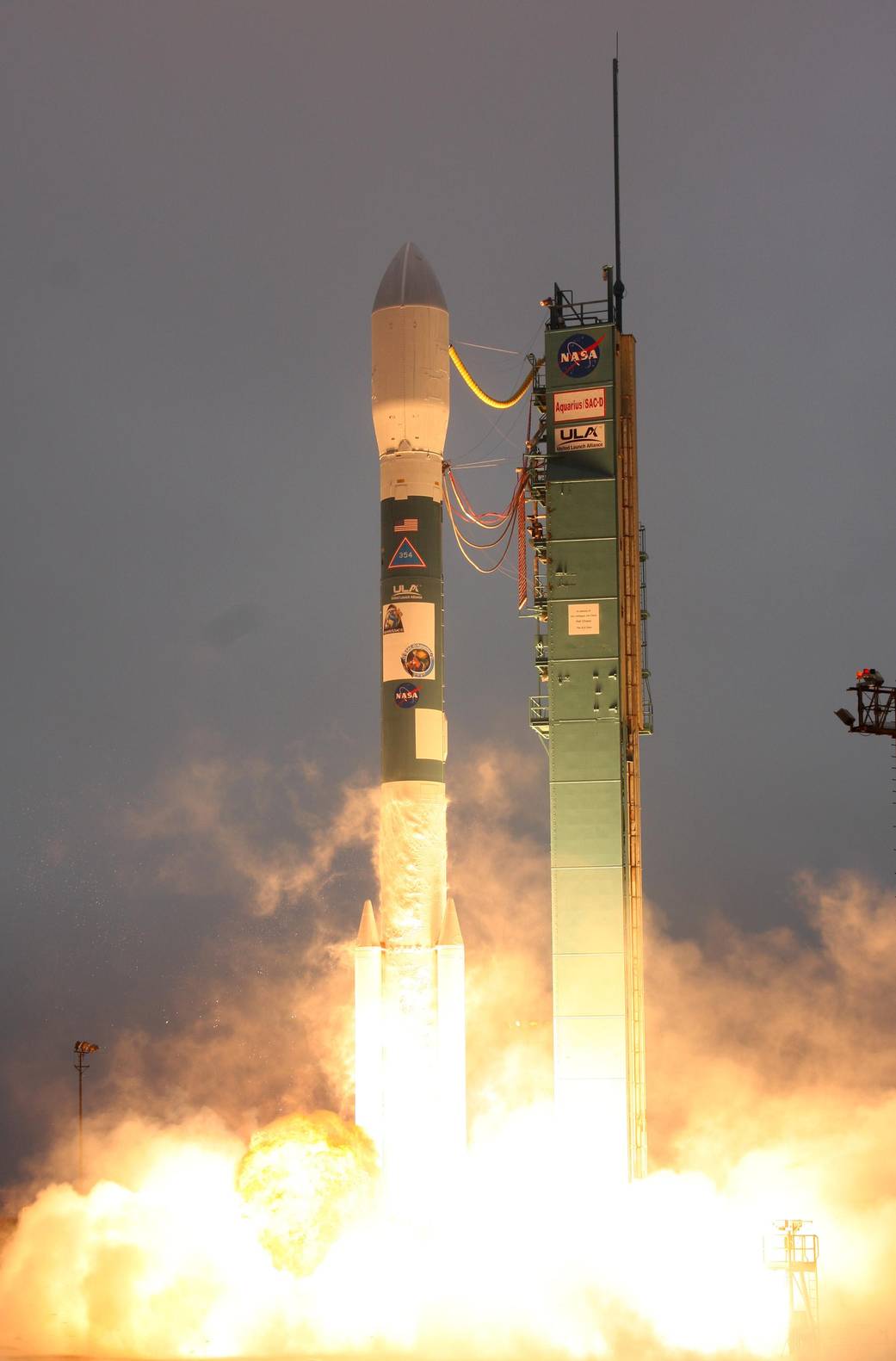 Liftoff of Delta II Carrying Aquarius - SAC-D