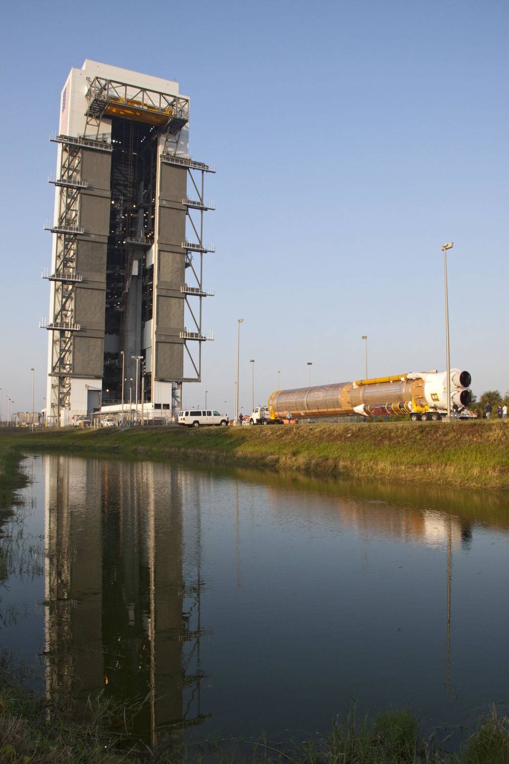 First Stage on the Move