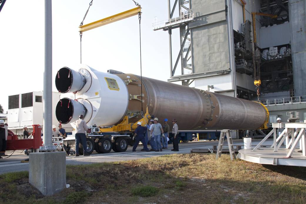 First Stage on the Move