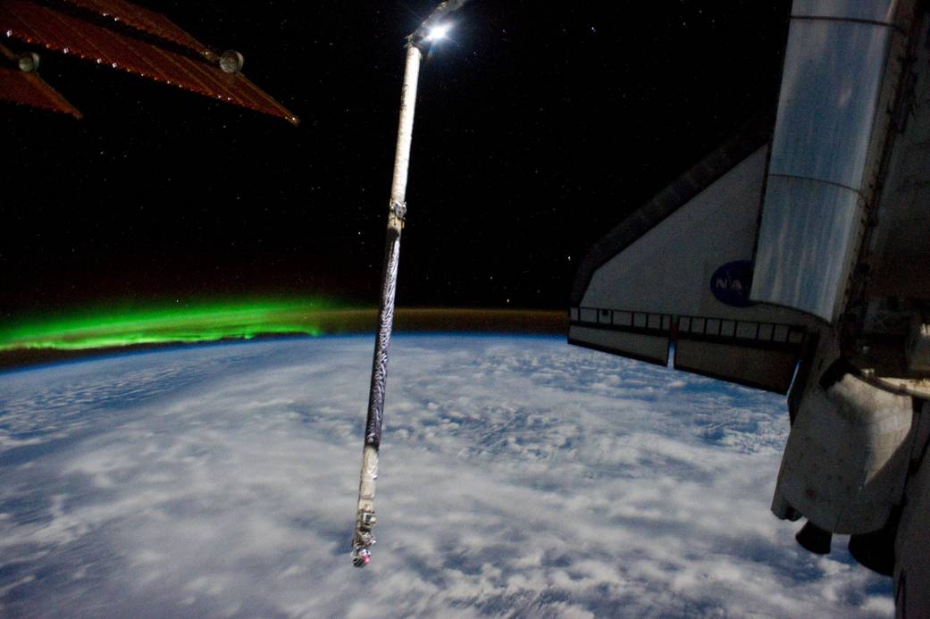 Aurora Australis From Space