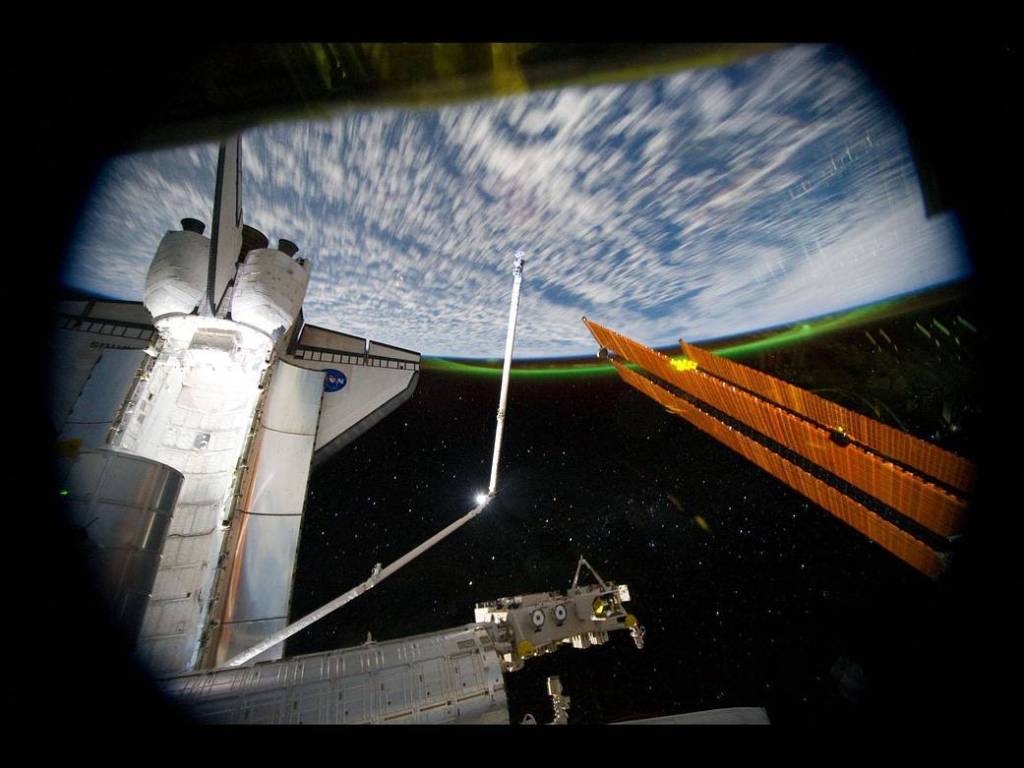 Aurora Australis From ISS