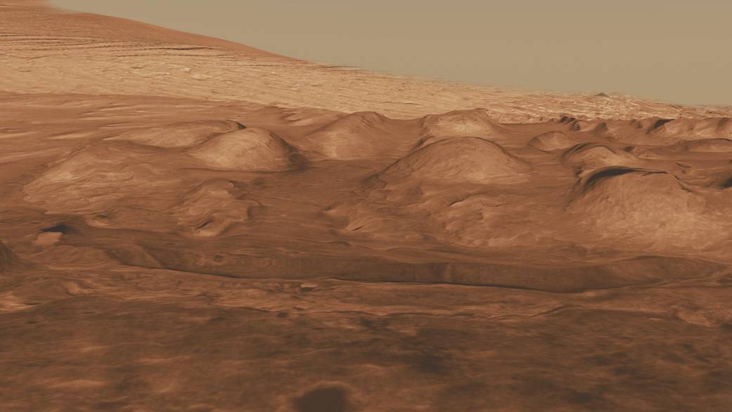Rock Layers in Gale Crater