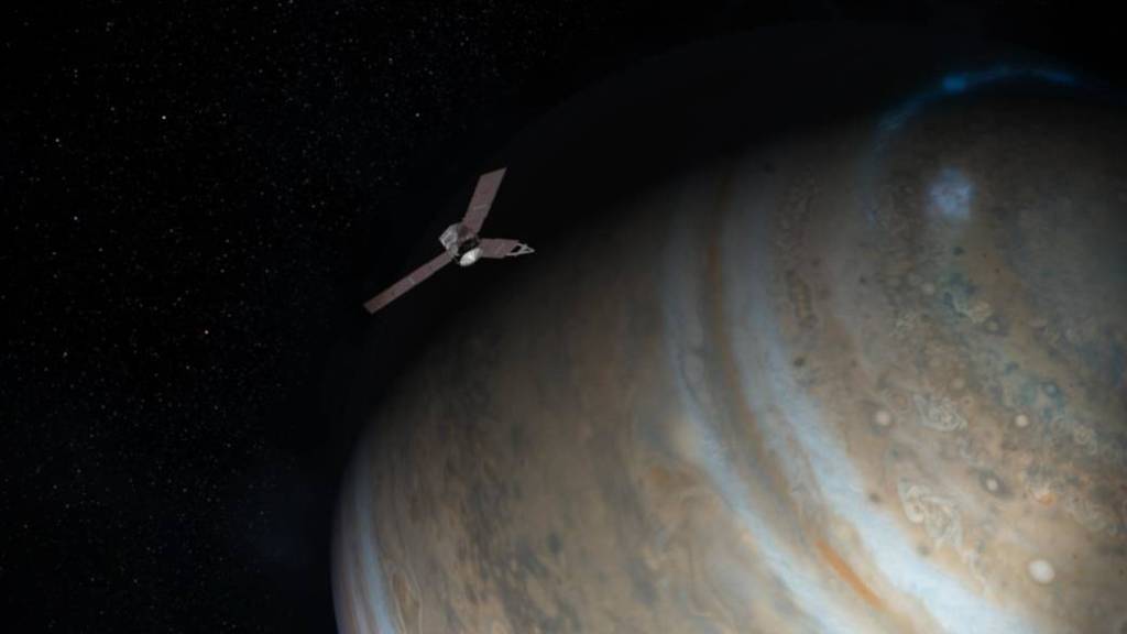 Juno Above Jupiter’s Pole