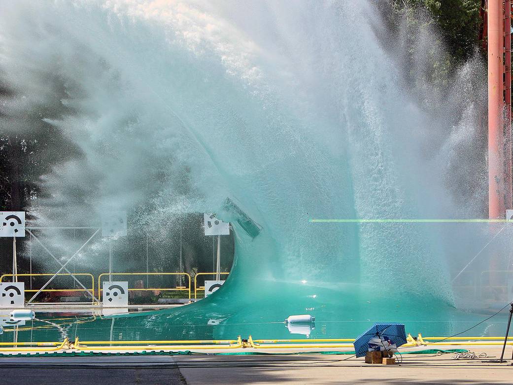 Orion impact basin testing