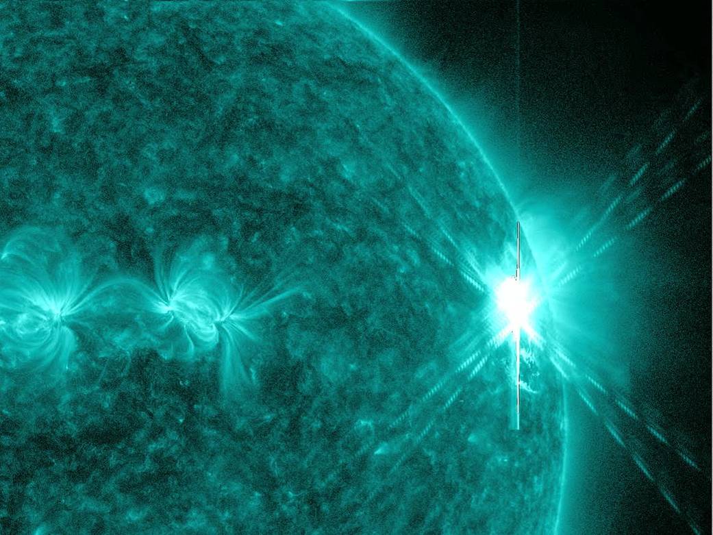 Sun Unleases X7 Class Flare