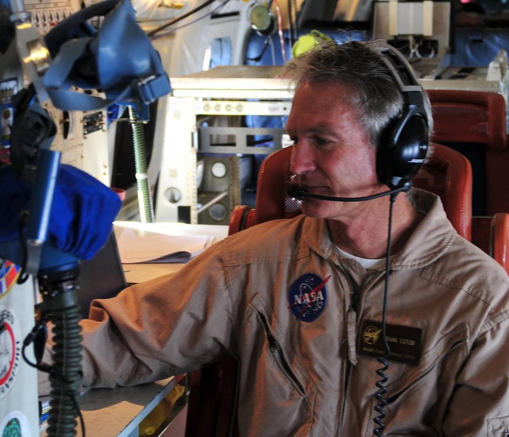 DC-8 Mission Manager at the Console for ASCENDS II Mission