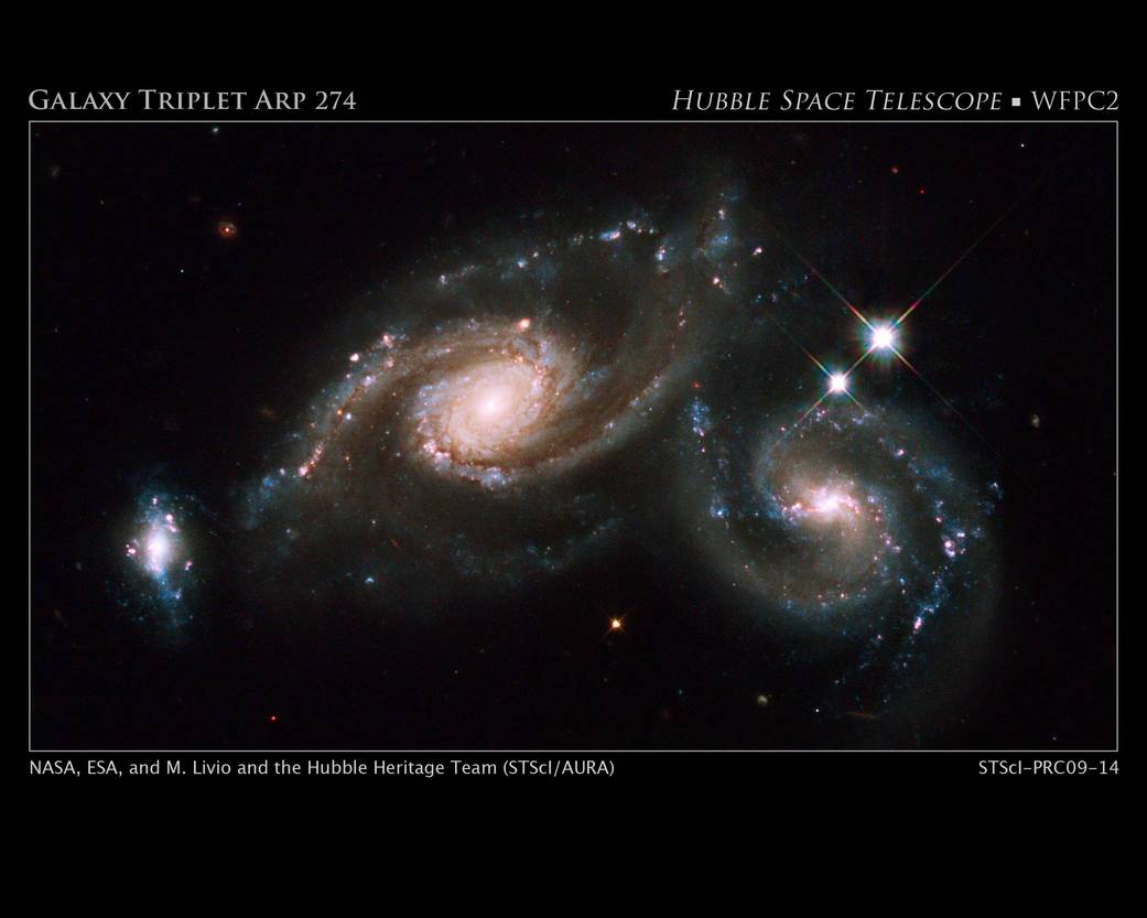 A Tale of Three Galaxies