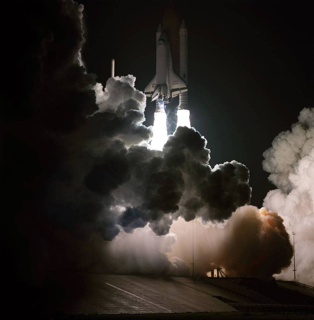 Night Flight of STS-8