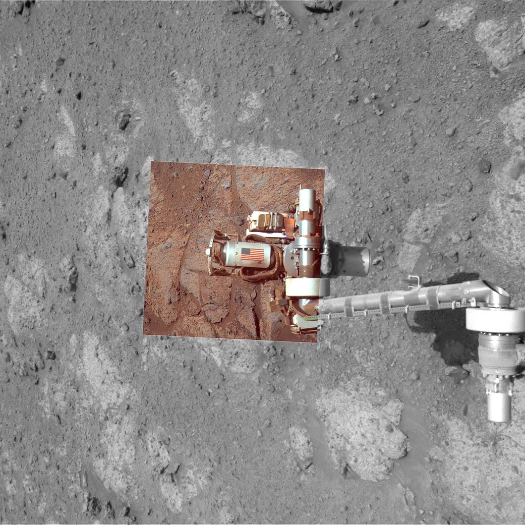 Memorial Image Taken on Mars on Sept. 11, 2011