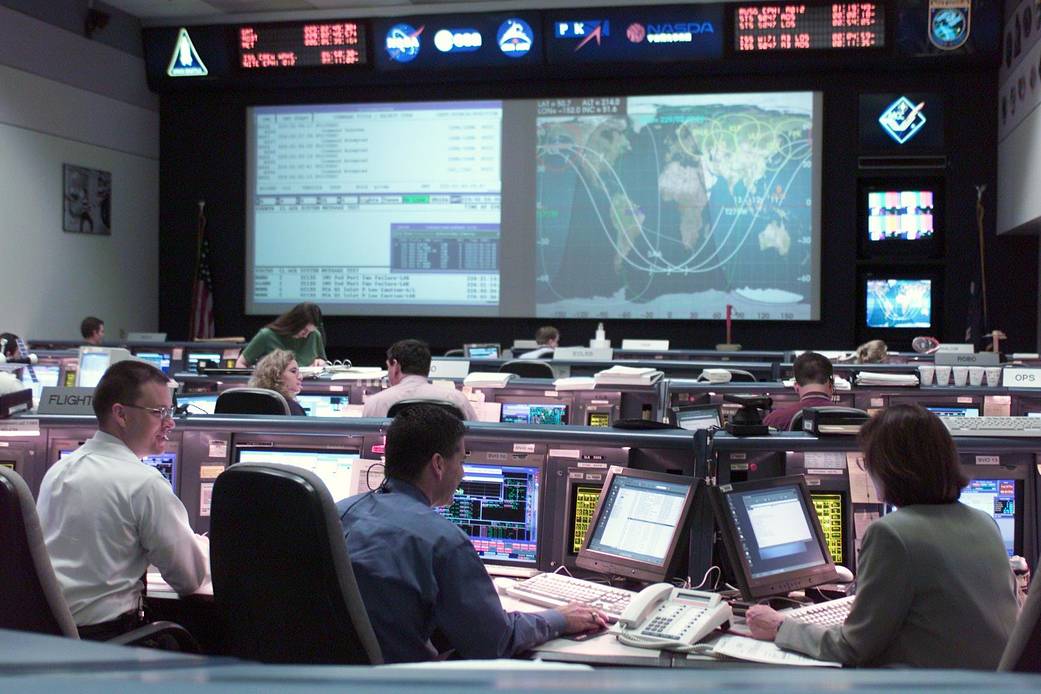 Space Station Flight Control Room