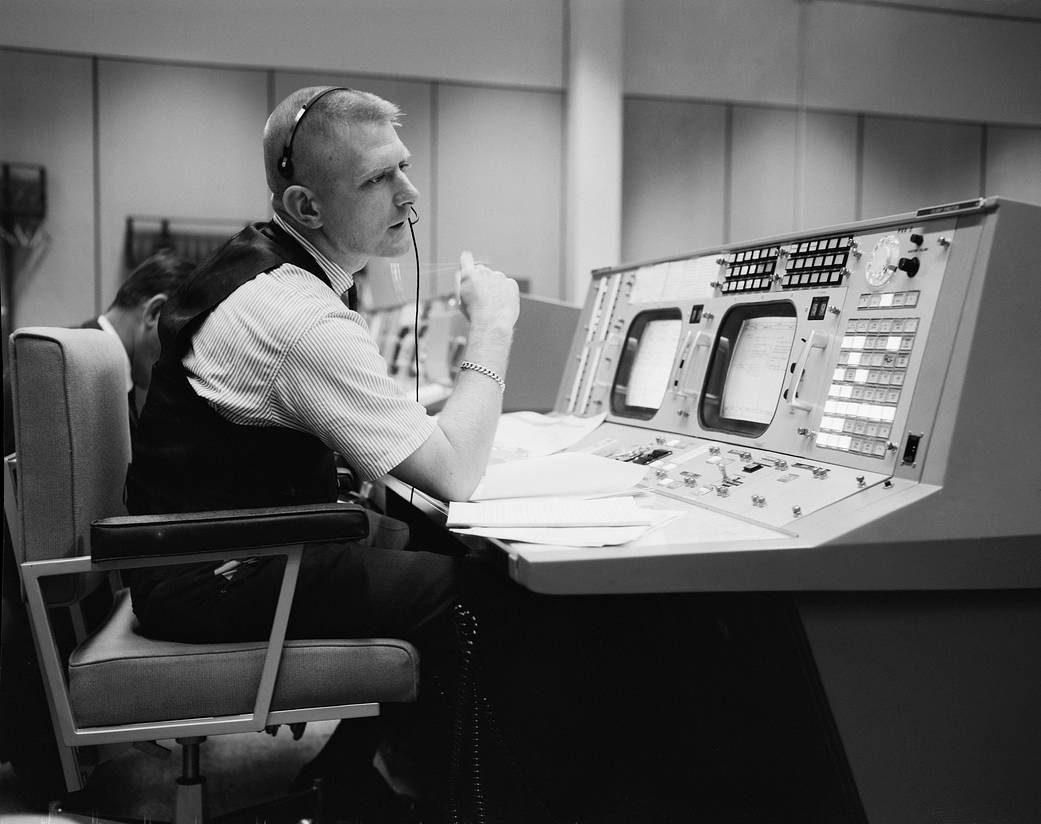 Flight Director Kranz at Console