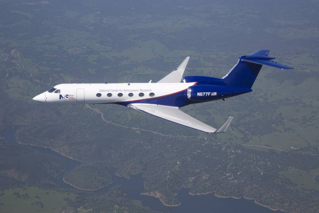 NSF/NCAR Gulfstream V research aircraft. 