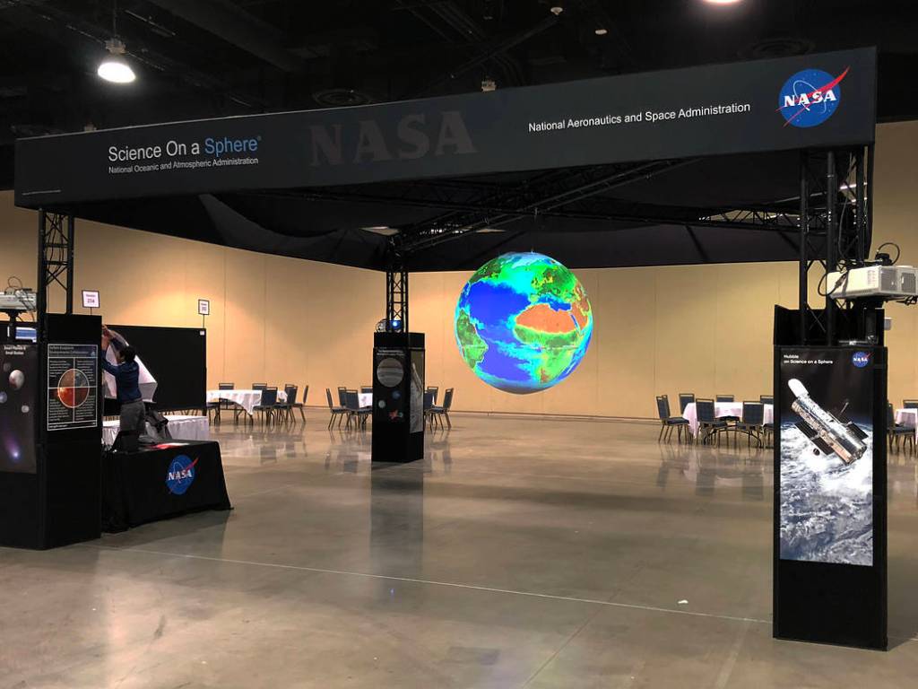 Quick Deploy Science on a Sphere (SOS) in National Harbor, MD