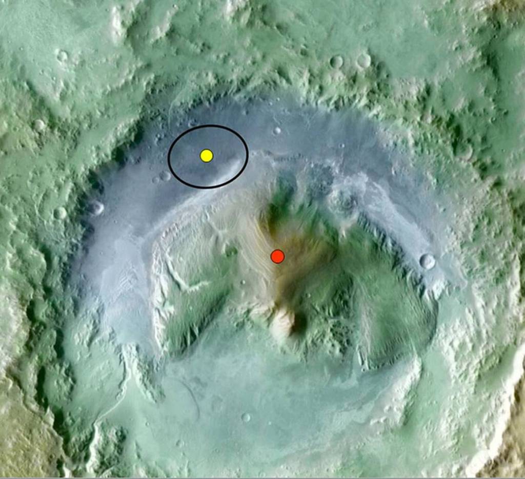 Topography of Gale Crater