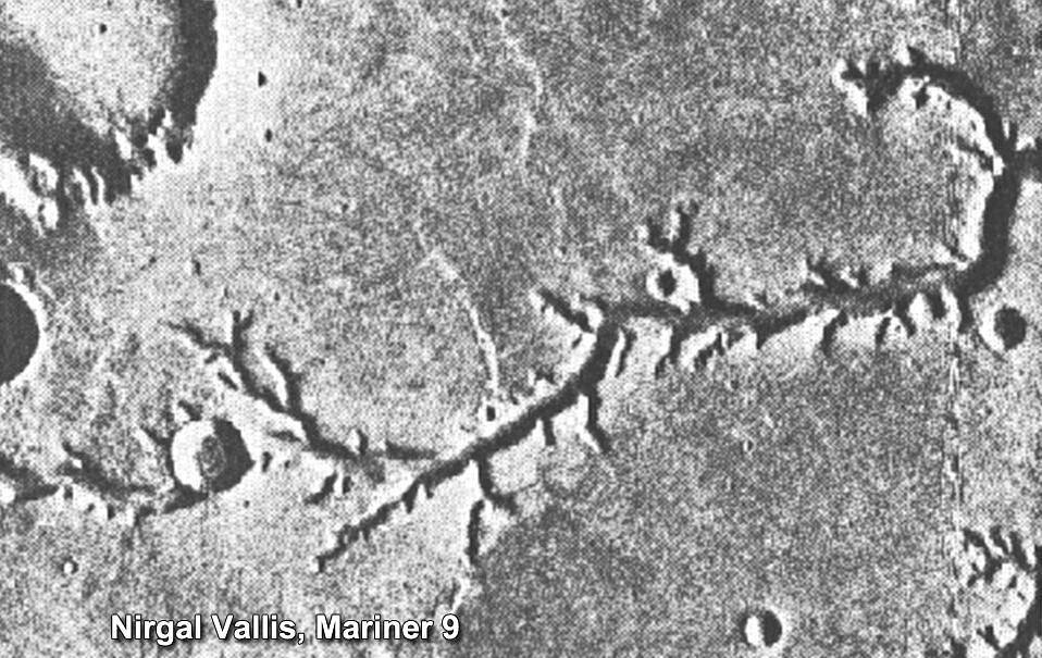 Mariner 9 View of Nirgal Vallis