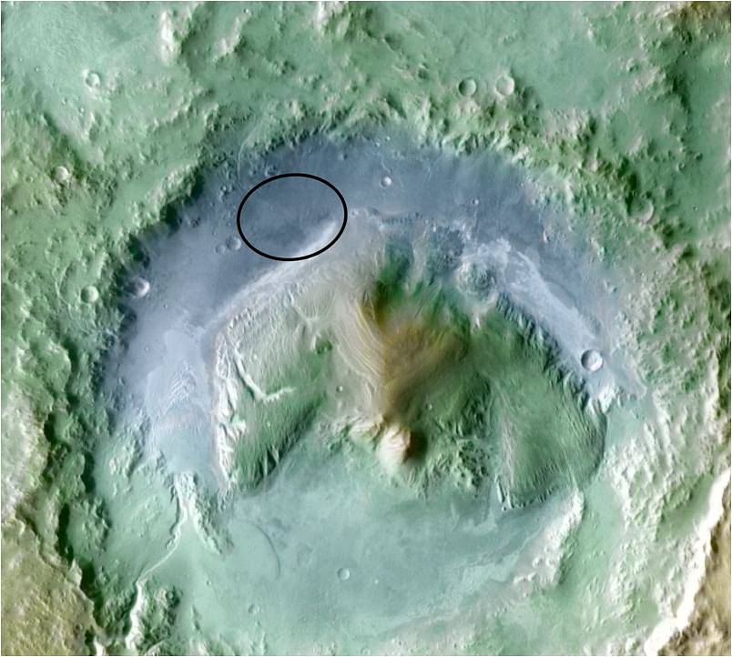 Topography of Gale Crater