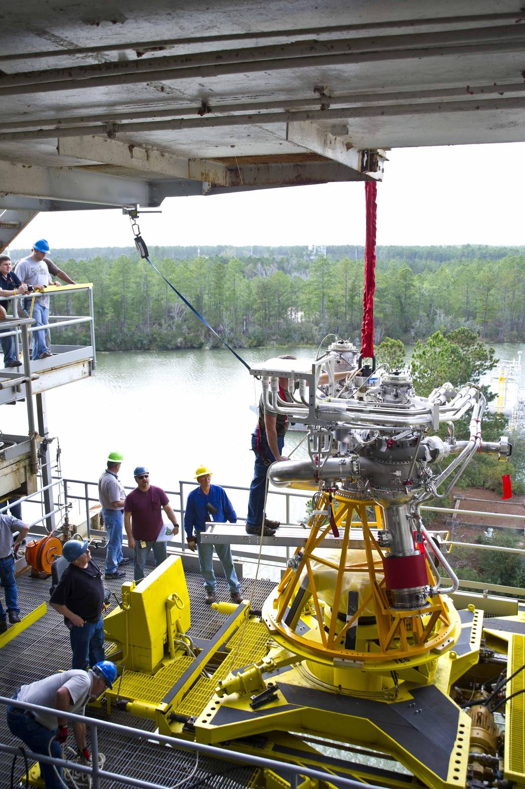 J-2X Powerpack on the A-1 Test Stand