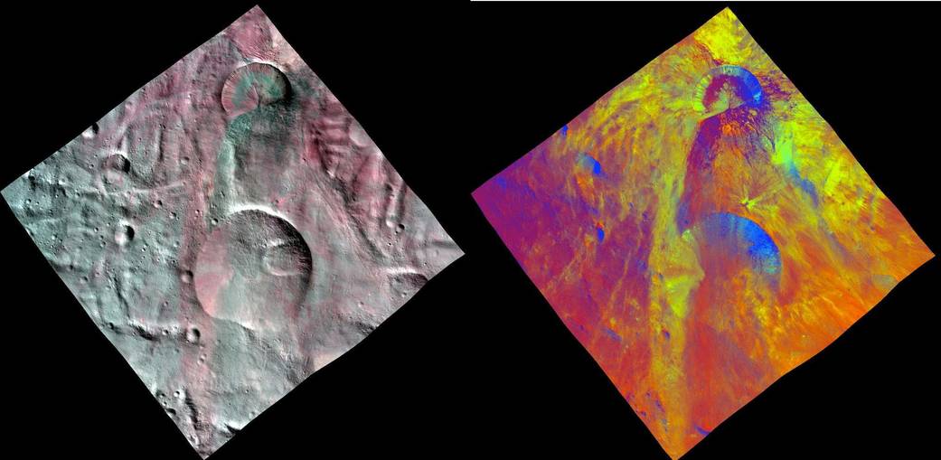 Fresh Impact Craters on Asteroid Vesta