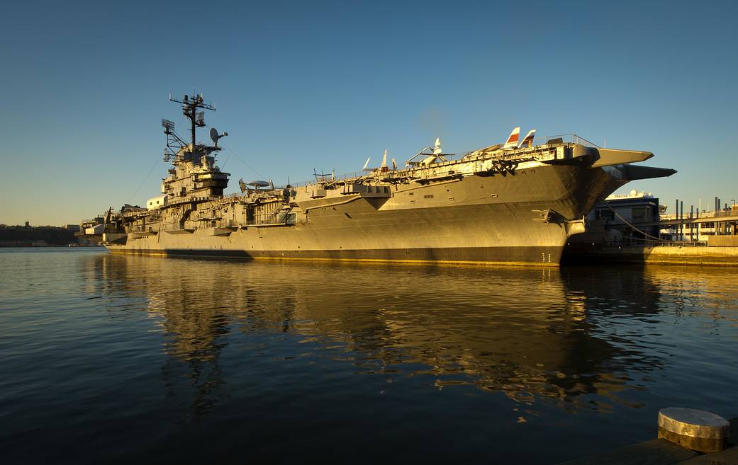 USS Intrepid Aircraft Carrier at Enterprise Title Transfer