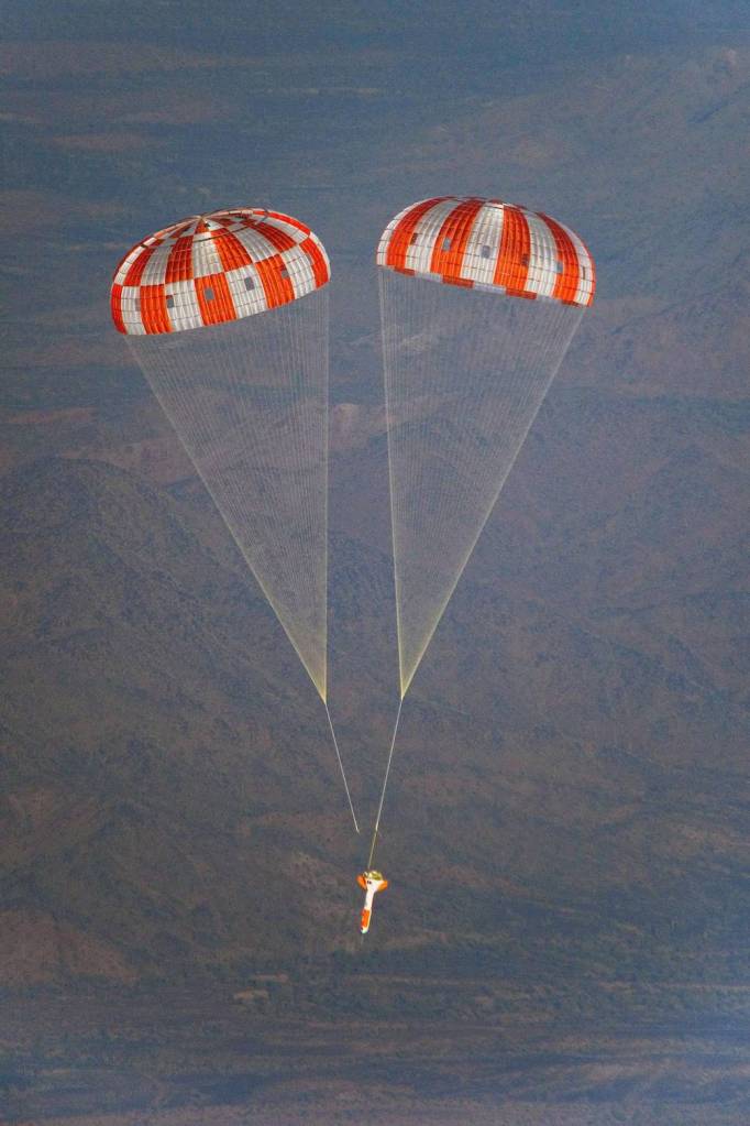 Orion Parachute Test, Dec. 20, 2011