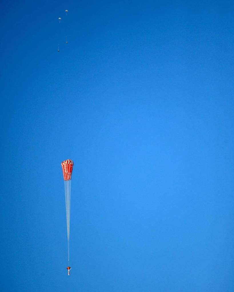Orion Parachute Test, Dec. 20, 2011