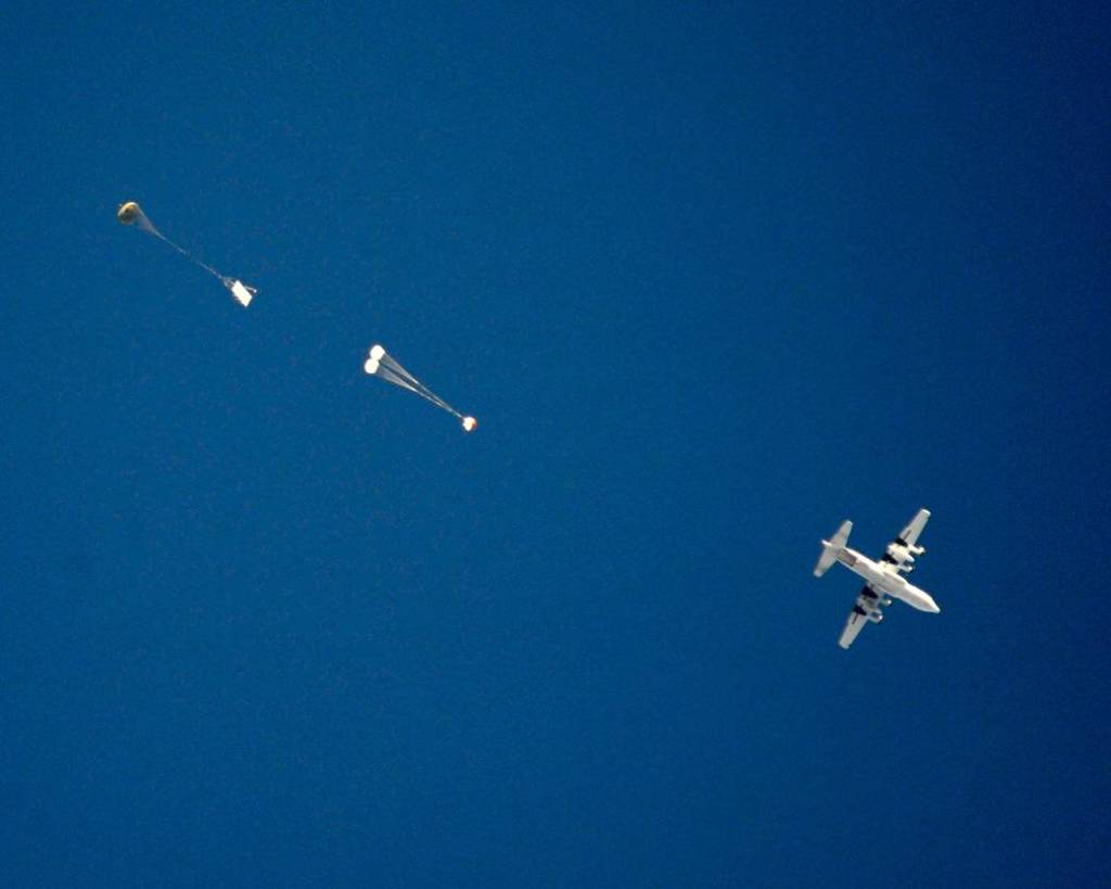 Orion Parachute Test, Dec. 20, 2011
