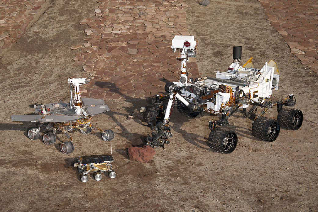 Three Generations in Mars Yard, High Viewpoint