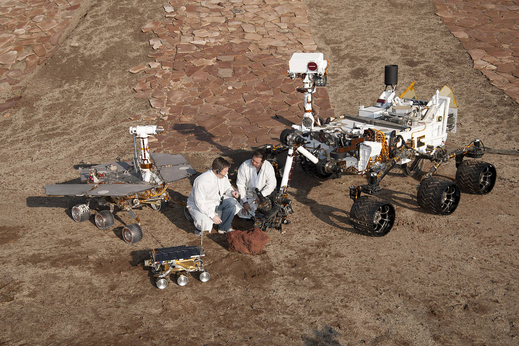 Three Generations of Rovers with Crouching Engineers