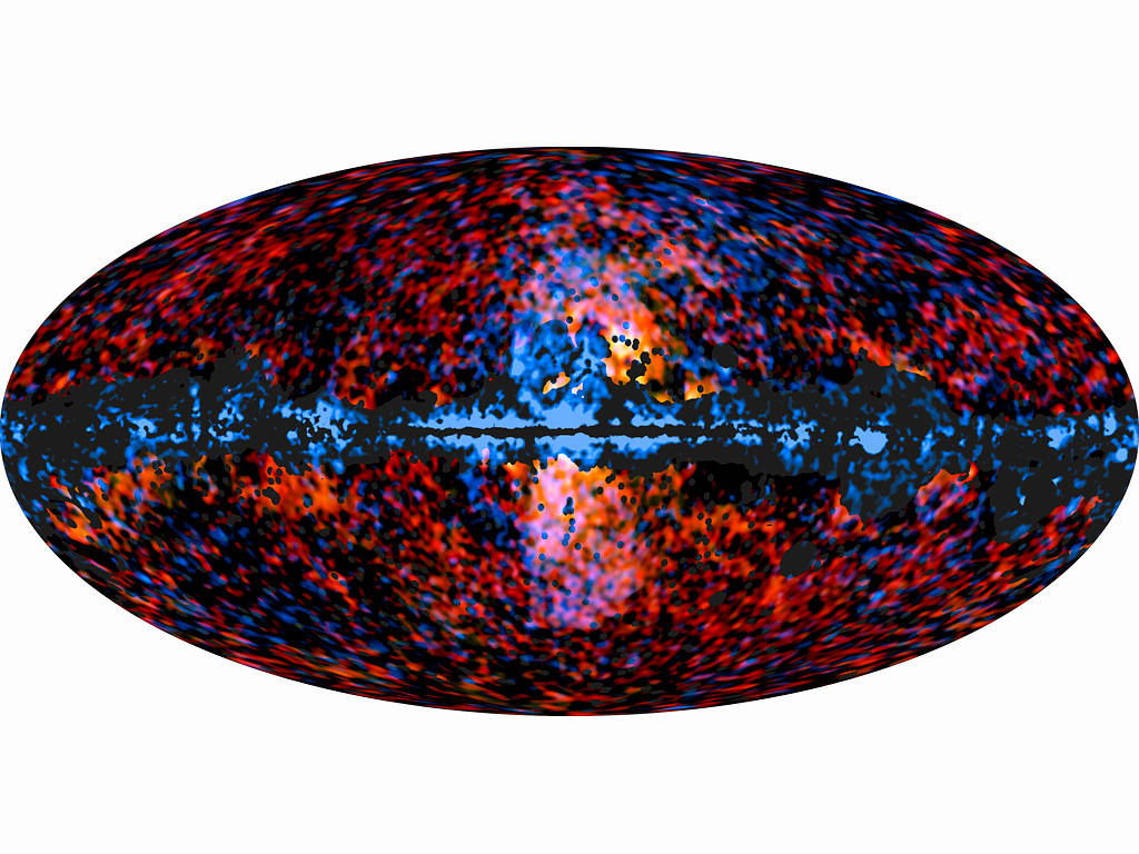 Galactic Haze Seen by Planck and Galactic ‘Bubbles’ Seen by Fermi