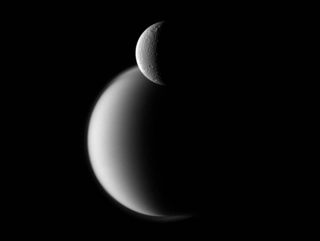 Rhea Before Titan