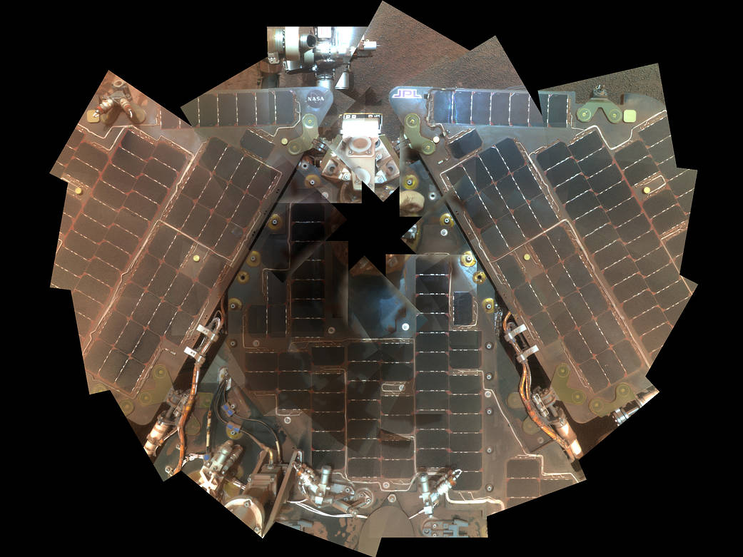 Opportunity Rover Self-Portrait From 2007