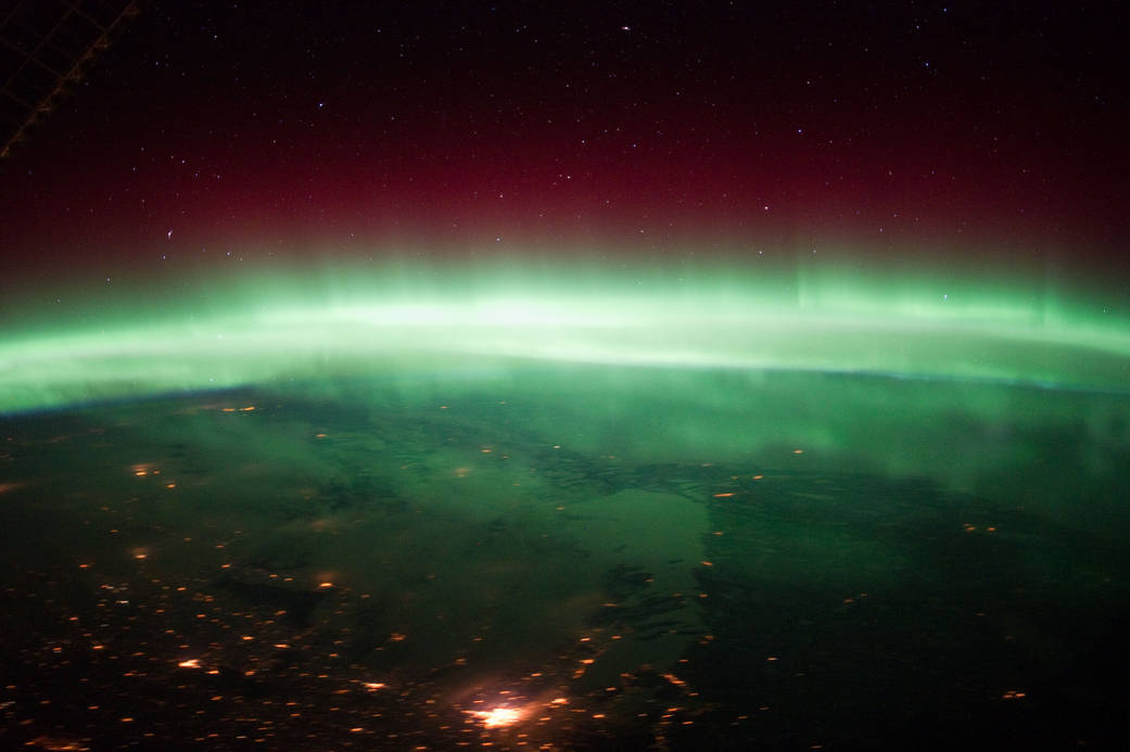 Aurora Borealis Above Canada