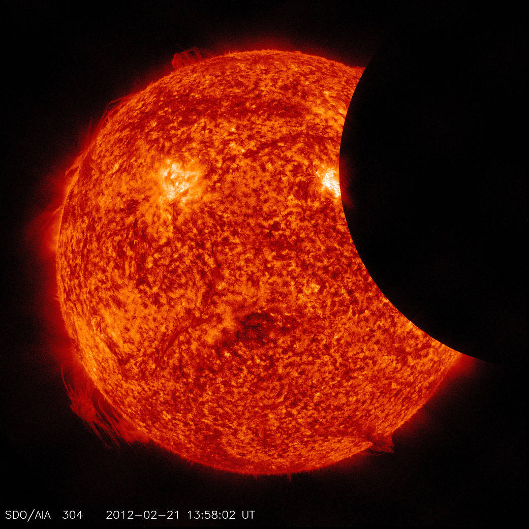 Partial Solar Eclipse from SDO