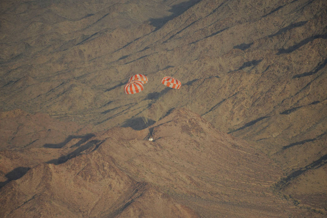 Orion Parachute Drop Test, Feb. 29