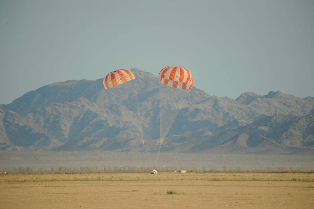Orion Parachute Drop Test, Feb. 29