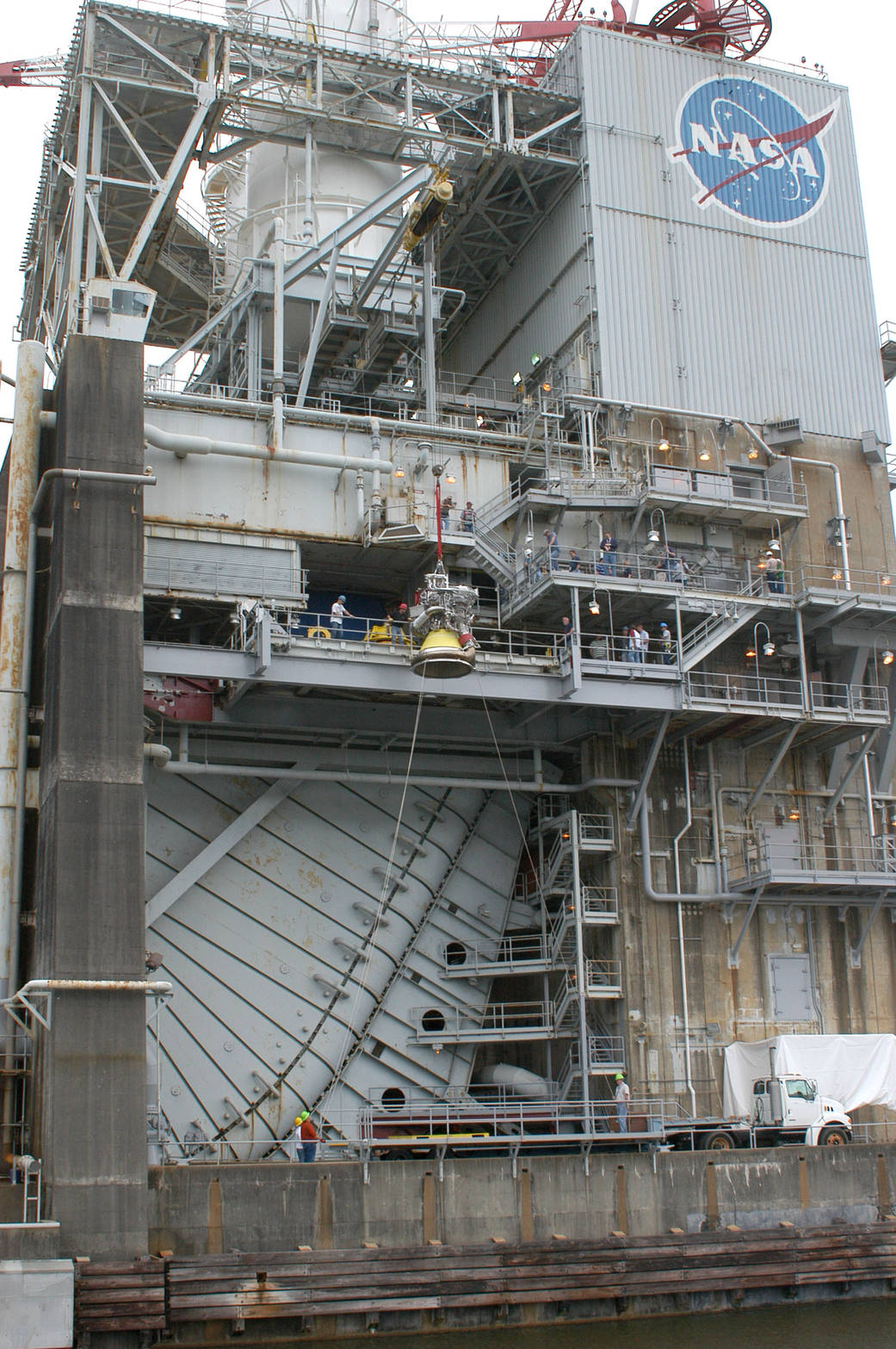 J-2X Engine 10001 at Stennis Space Center