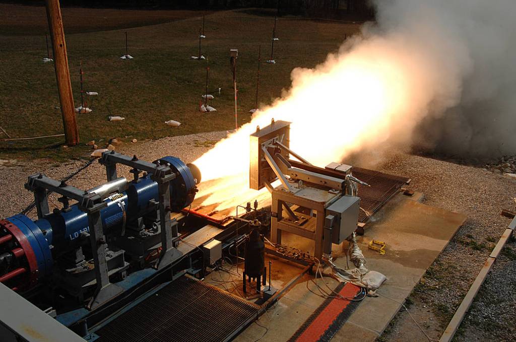 Brilliant Sub-scale Solid Rocket Motor Test