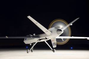 MQ-9 Predator B Conducts Engine Run-Up