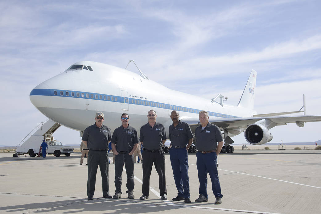 Shuttle Carrier Aircraft Maintenance Crew