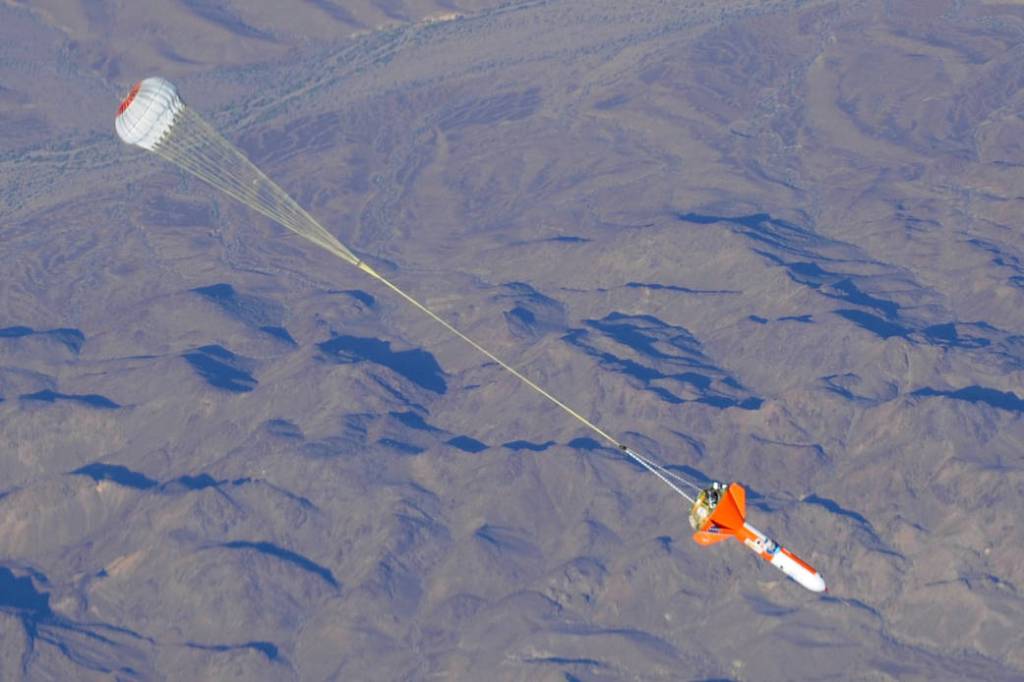 Test of the Orion Crew Vehicle’s Parachutes